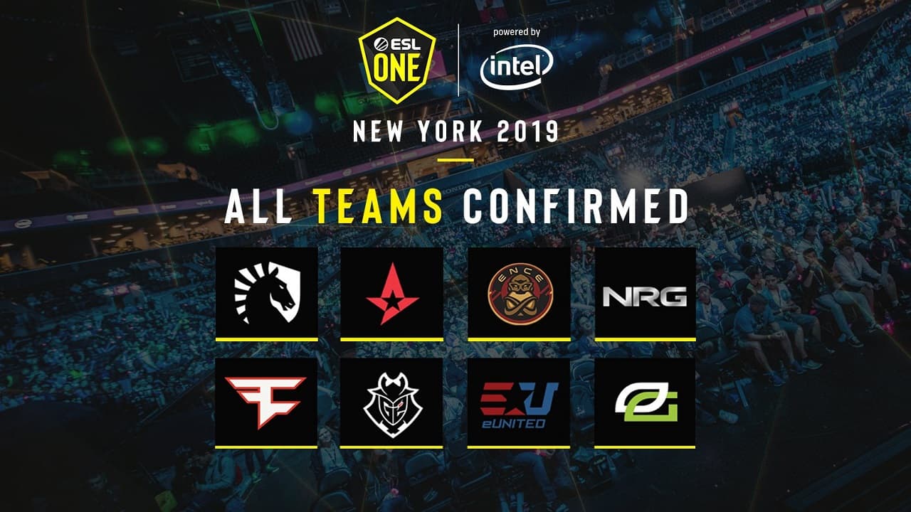 OpTic 完成ESL One New York 2019 參賽名單