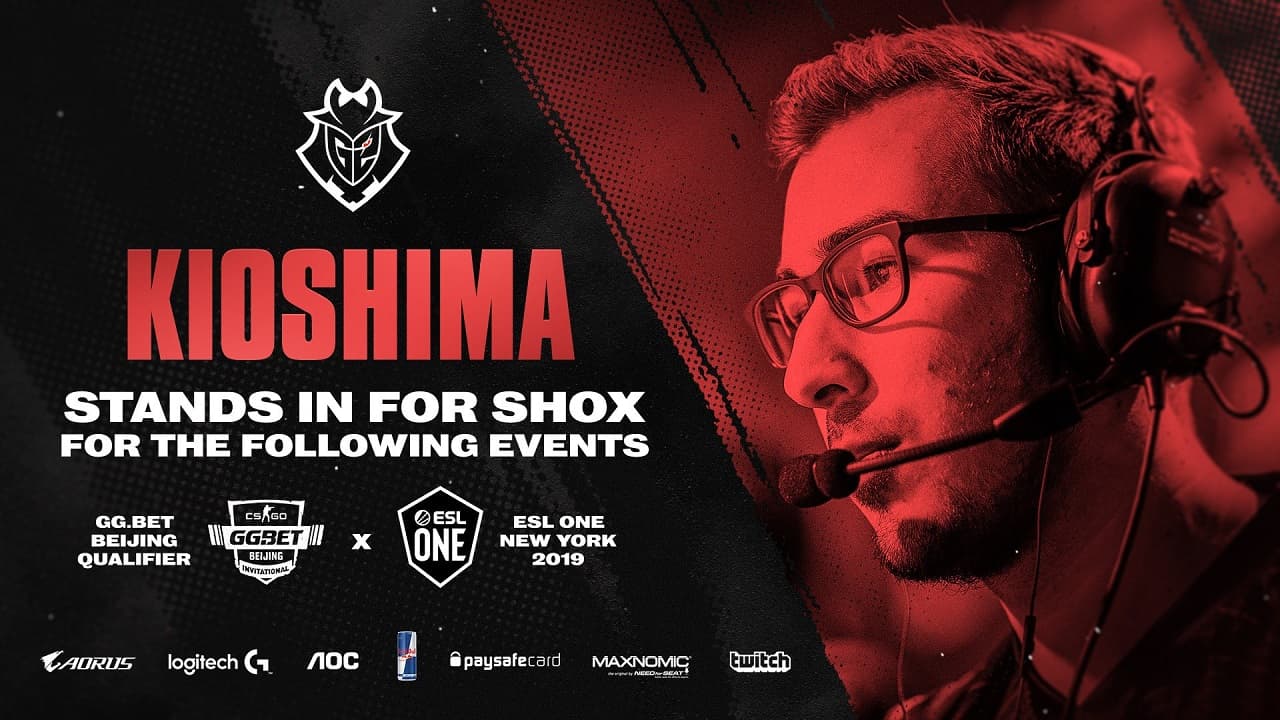 G2 找來kioShiMa 臨時取代shox位置