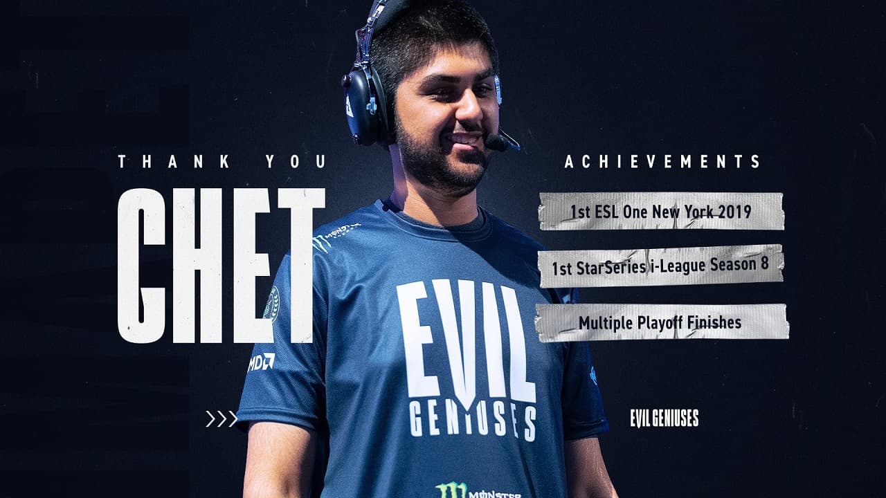 ImAPet因隊內衝突 決定離開Evil Geniuses