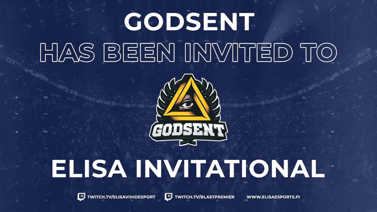 GODSENT及Dignitas受邀參加 Elisa Invitational