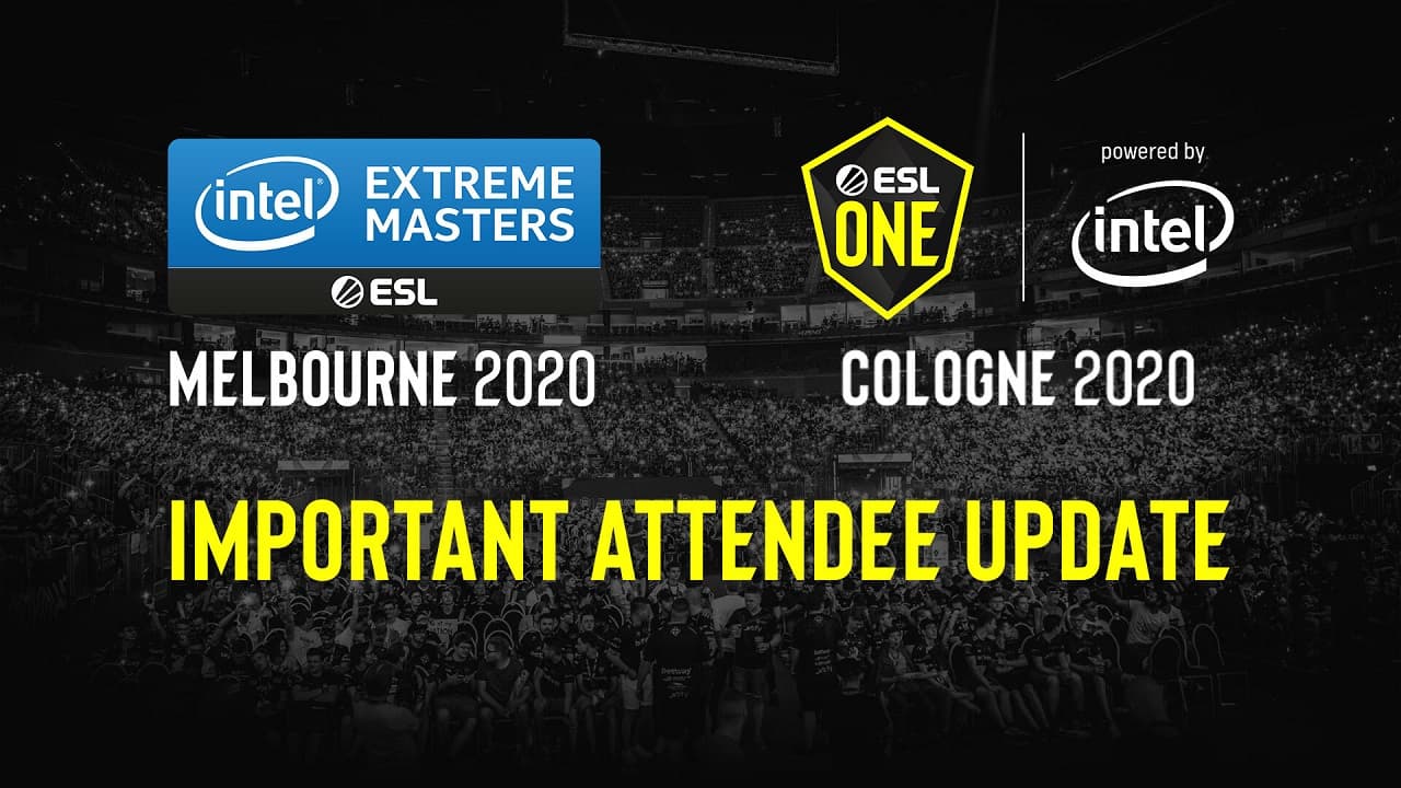 IEM Melbourne延遲至2021年  ESL One Cologne 2020延期至八月