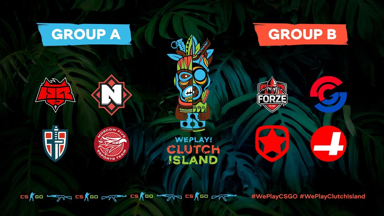 WePlay! Clutch Island 公佈第一階段分組名單