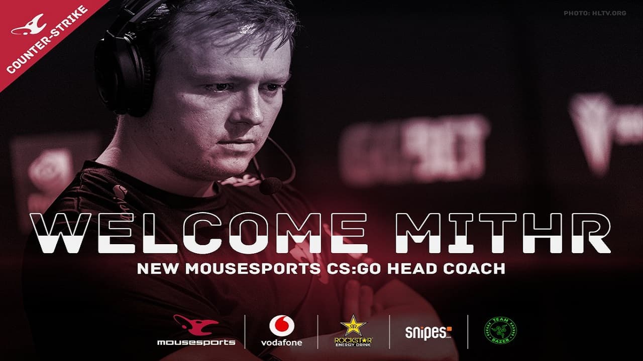 mithR加盟mousesports接任教練位置