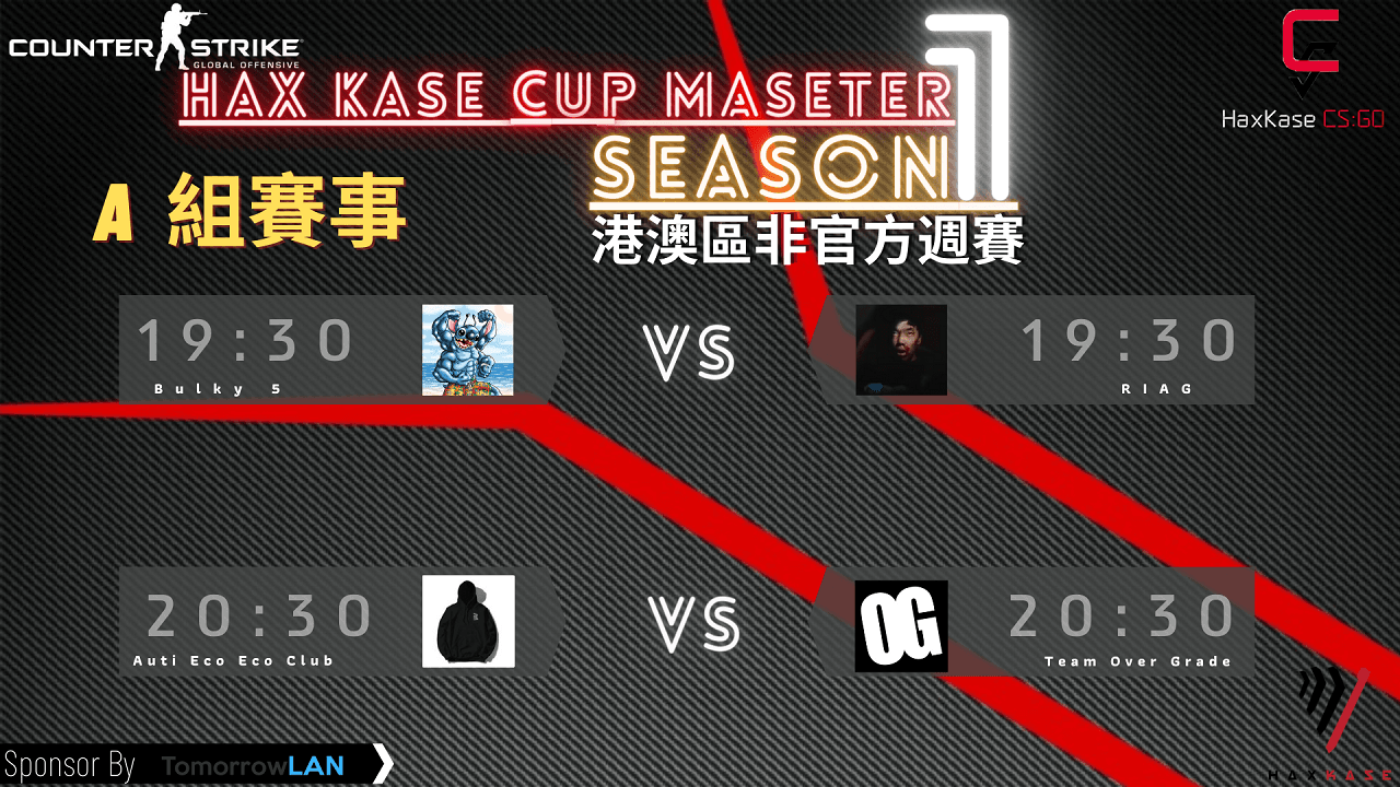 Bulky5  AEEC率先躋身Hax Kase Cup Master Season 1四強