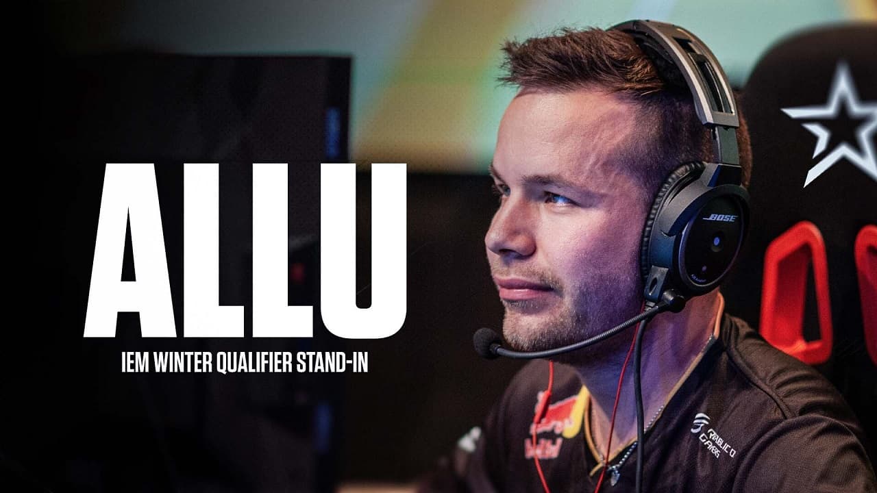 allu為Complexity Stand-in出戰IEM Winter 2021歐洲Closed Qualifier