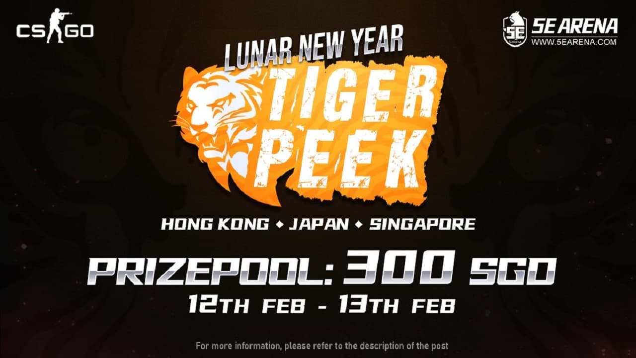 OSE 5EArena Luna Tiger Peek 香港區奪冠   DNDL 新加坡區摘亞