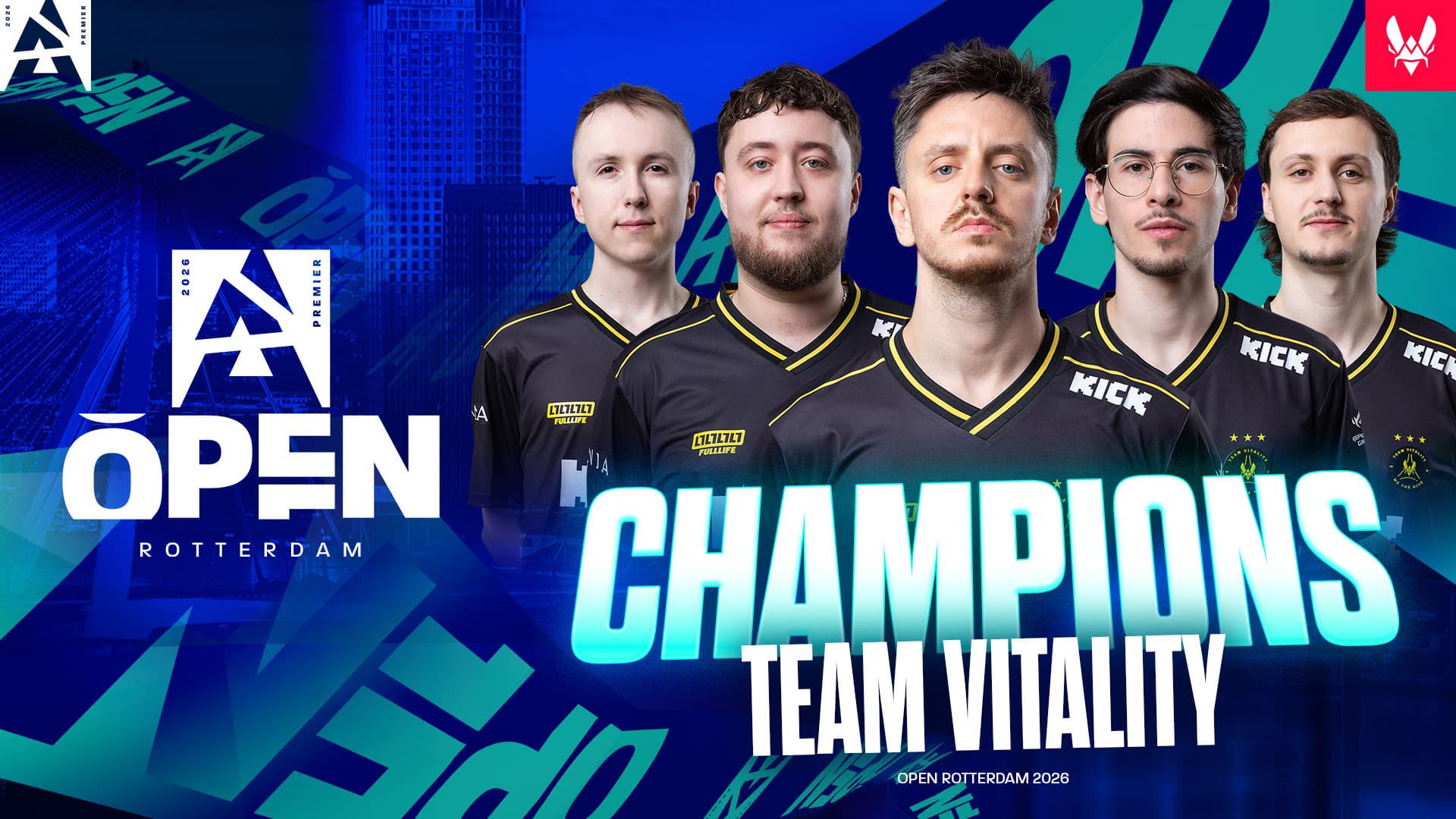 不敗王者Vitality直落三擊敗NAVI問鼎BLAST鹿特丹公開賽