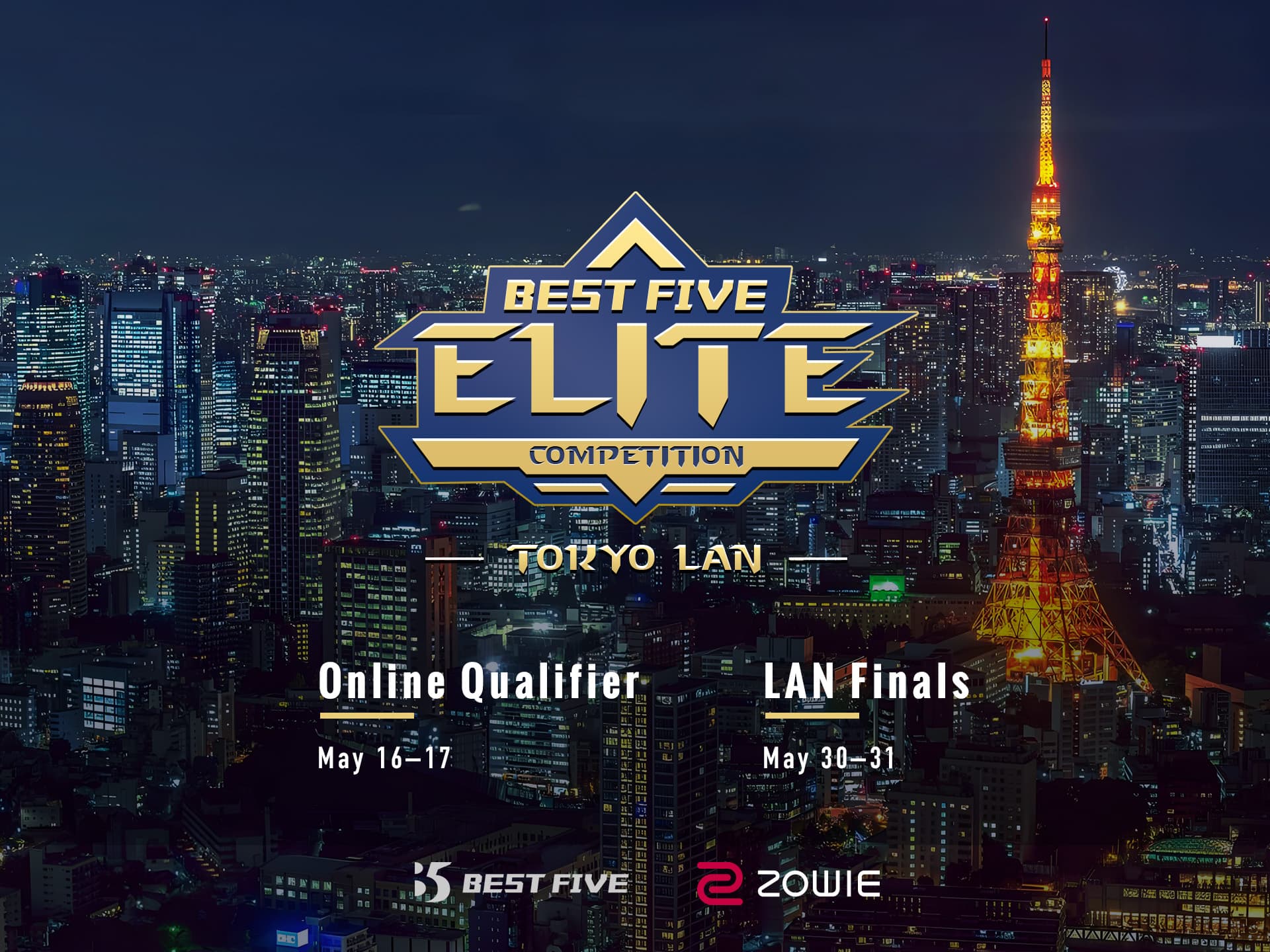 BestFive 聯同 ZOWIE 5月帶來日韓兩地LAN