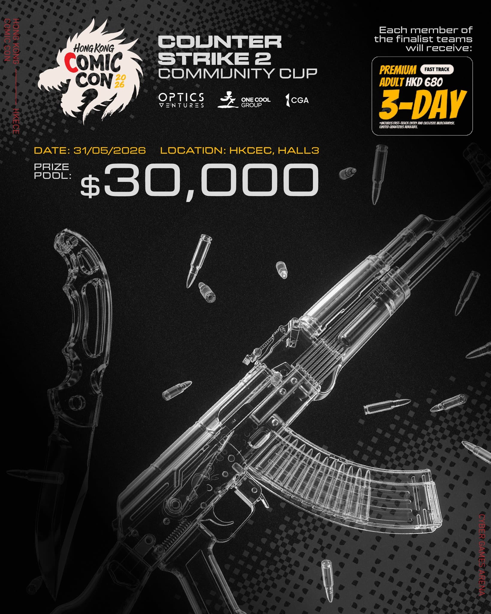 HK Comic Con 2026 CS 社群賽 對賽名單出爐!!