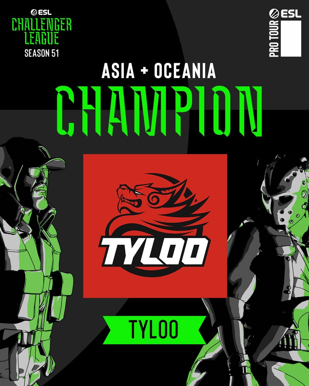 TYLOO 橫掃 SemperFi 奪 ECL S51 亞太區冠軍 取得 EPL S24 名額