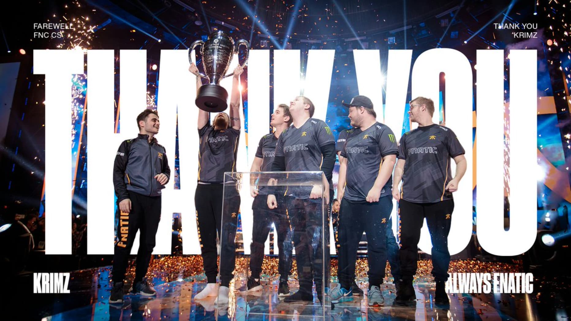 傳奇落幕！Fnatic 宣佈與效力十年的老將 KRIMZ 分道揚鑣