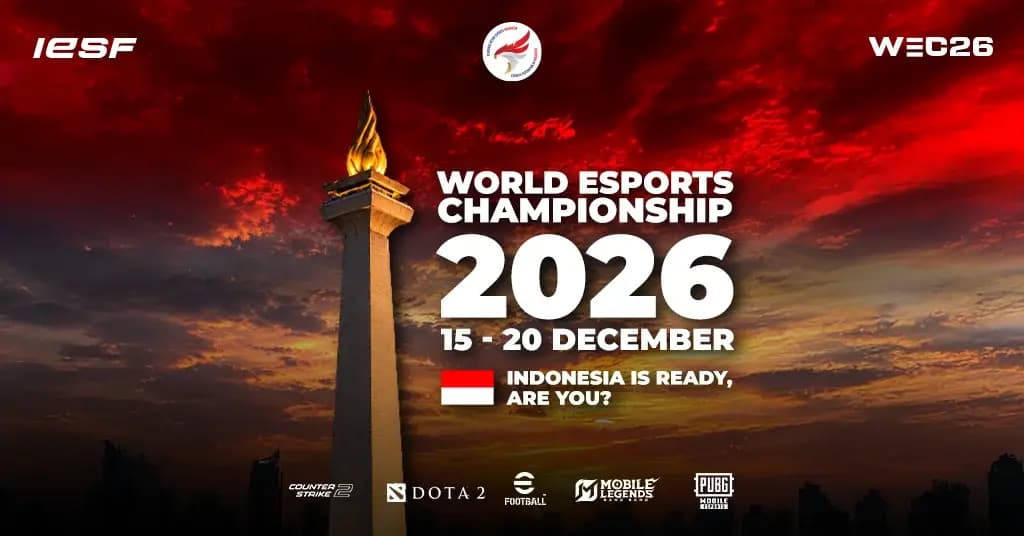 重返印尼！IESF 宣佈 WEC 2026 將於12月進行