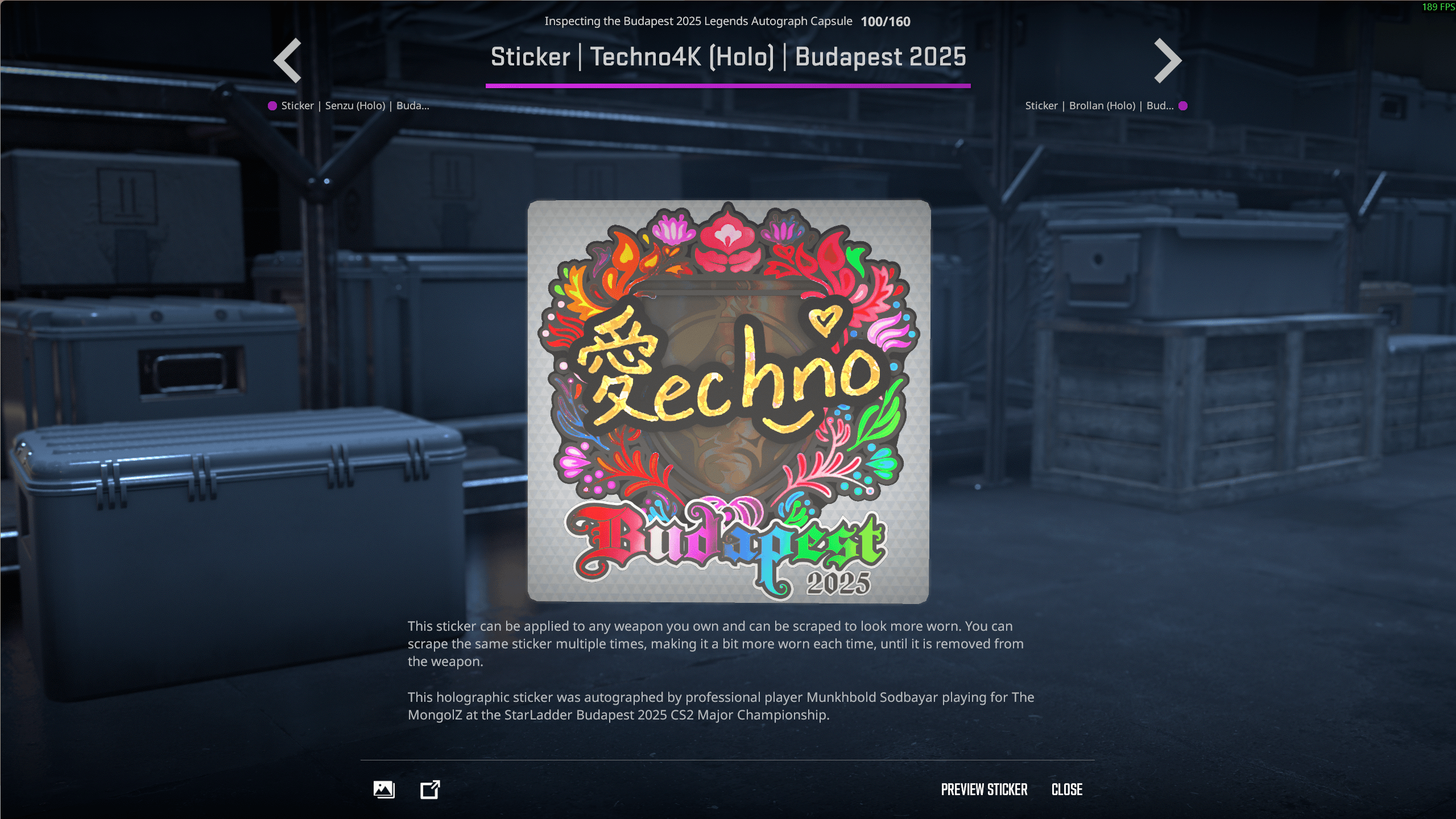 布達佩斯Major通行證更新!貼紙玩出新花樣