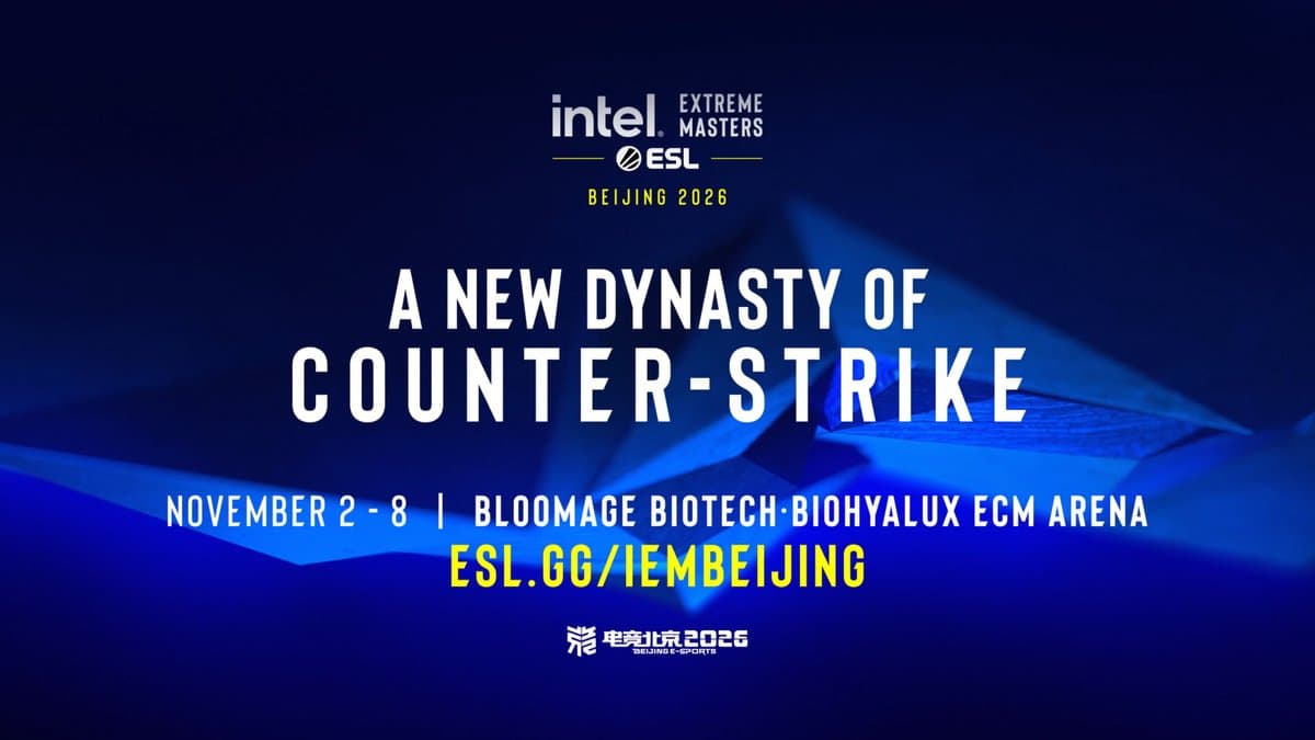 闊別七年重返北京! ESL 宣佈舉辦 IEM Beijing 2026