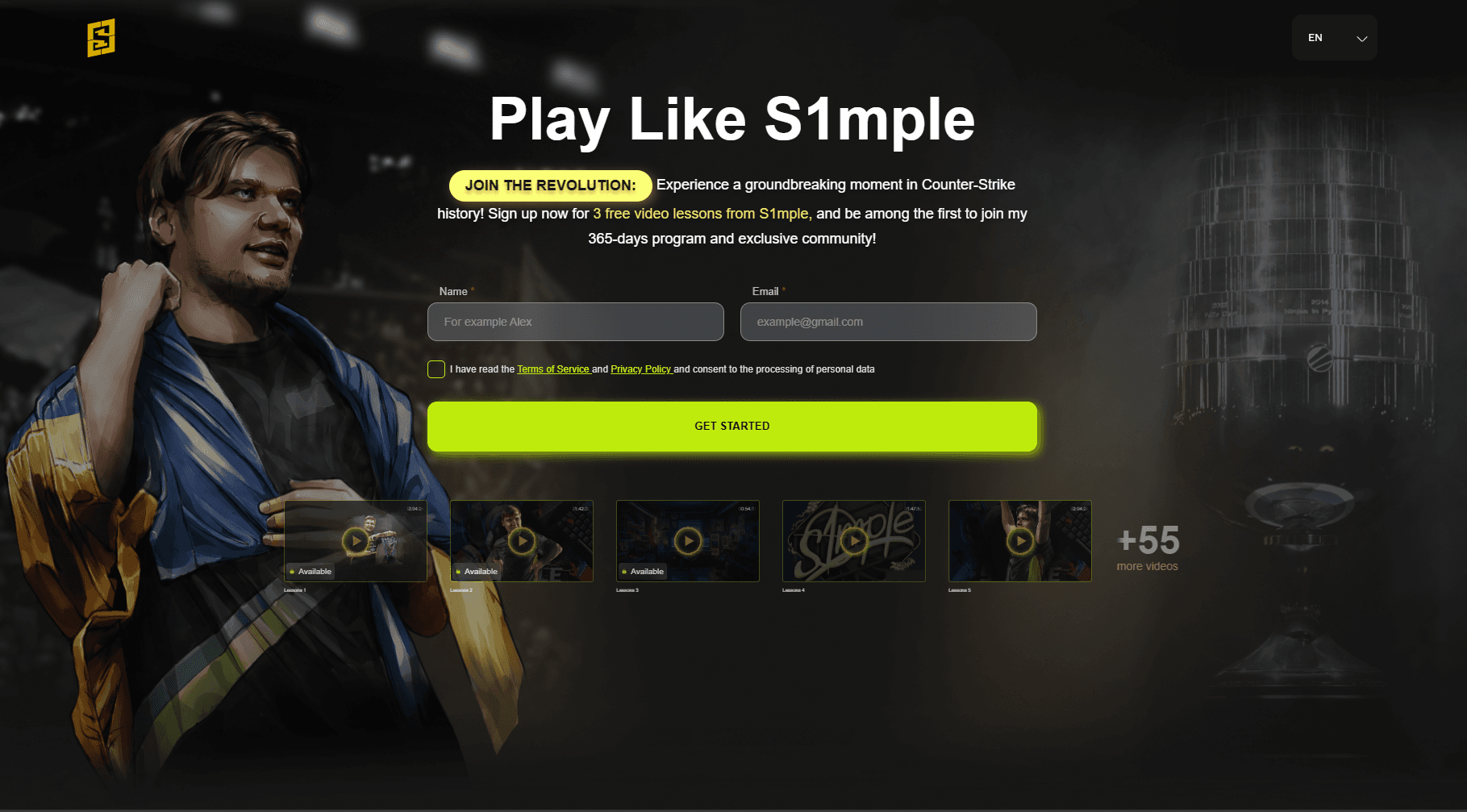 s1mple教你打CS!playlikes1mple線上課程即刻開張 - TomorrowLAN Counter-Strike